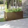 Garden Planter Honey Brown 59.1"x19.7"x27.6" Solid Wood Pine