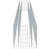 Gabion Raised Bed Galvanized Steel 177.2"x19.7"x19.7"