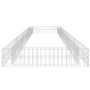 Gabion Raised Bed Galvanized Steel 157.5"x39.4"x7.9"