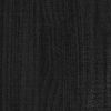 Garden Planter Black 59.1"x19.7"x19.7" Solid Wood Pine