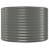 Garden Raised Bed Powder-coated Steel 126.8"x39.4"x26.8" Gray