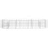 Gabion Raised Bed Galvanized Iron 118.1"x39.4"x19.7"