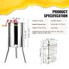 VEVOR Manual Honey Extractor, 3 Frames Honey Spinner Extractor, Stainless Steel Beekeeping Extraction, Honeycomb Drum Spinner with Lid, Apiary Centrif