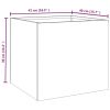Planters 2 pcs 16.5"x15.7"x15.4" Corten Steel
