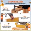 VEVOR Bee Hive, 10-Frame Complete Beehive Kit, 100% Beeswax Natural Wood, Includes 1 Medium Box with 10 Wooden Frames and Waxed Foundations, for Begin