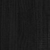 Garden Planter Black 27.6"x27.6"x27.6" Solid Wood Pine