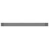 Patio Raised Bed Powder-coated Steel 199.6"x39.4"x14.2" Gray