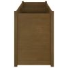 Garden Planter Honey Brown 59.1"x19.7"x27.6" Solid Wood Pine