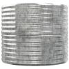 Garden Raised Bed Powder-coated Steel 59.8"x31.5"x26.8" Silver