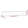 Garden Raised Bed 110.2"x15.7"x15.7" Corten Steel