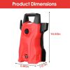 Electric High Pressure Washer 3000PSI Max 2.6GPM Powerful Car Washer Pressure Cleaner with Adjustable Spray Nozzle Soap Dispenser IPX5 Waterproof for
