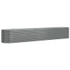Garden Raised Bed Powder-coated Steel 173.2"x31.5"x26.8" Gray
