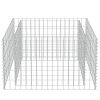 Gabion Raised Bed Galvanized Steel 35.4"x35.4"x19.7"
