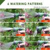 H2O WORKS Garden Hose Nozzle Heavy Duty Water Hose Nozzle with Adjustable Watering Patterns High Pressure Sprayer Nozzles;  Pefect for Car Washing and