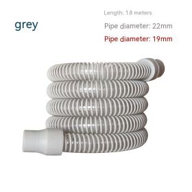 Household Breathing Expectoration Machine 18m Pipeline Threaded Tube (Option: Grey-1.8M)