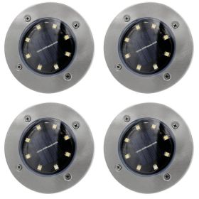 Outdoor Stainless Steel Garden Landscape Light (Option: 4pcs warm light)