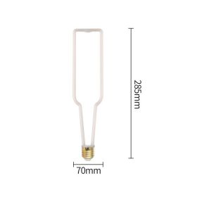 Led Bulb E27 Screw Port Retro Soft Filament Bulb Idea (Option: H-Clear Cover)