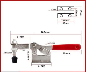 Quick Jig Horizontal Clamp Fixed Clamp (Option: 200W)