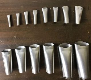 Stainless Steel Rubber Duck Mouth Type Outer Wall Glue (Option: 20mm)