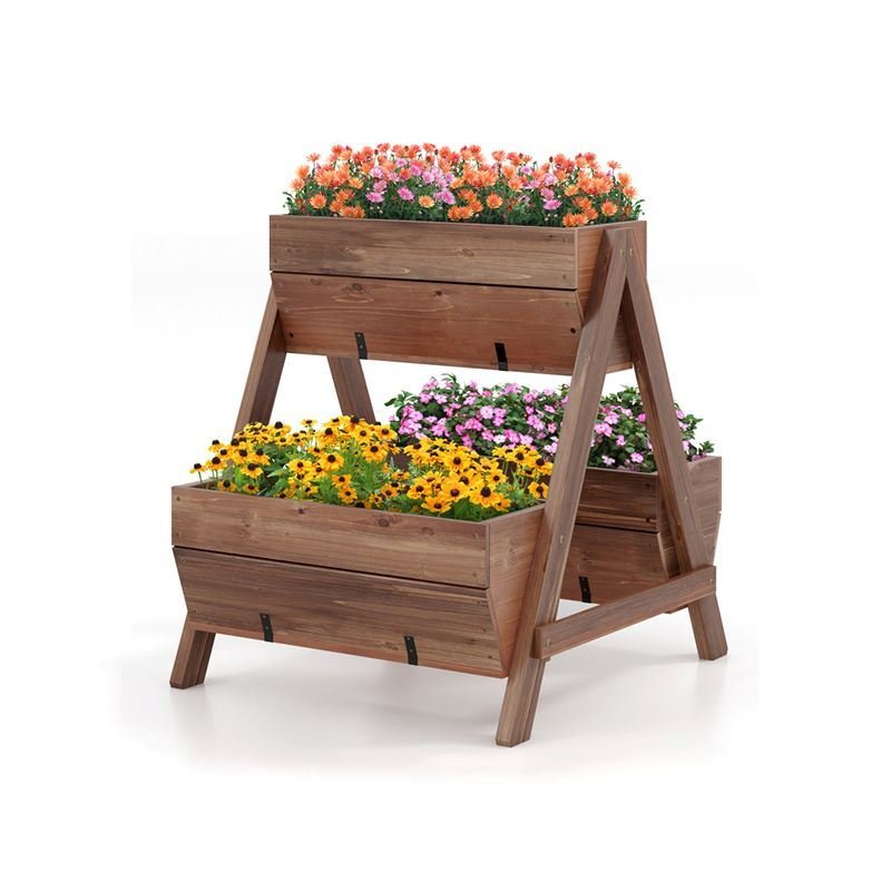 Yard Multi Usage Garden bed with Wooden Planter Yard Multi Usage Garden bed with Wooden Planter