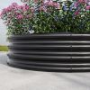 47.24*11.4" Tall Round Raised Garedn Bed,Metal Raised Beds for Vegetables, Outdoor Garden Raised Planter Box, Backyard Patio Planter Raised Beds for F
